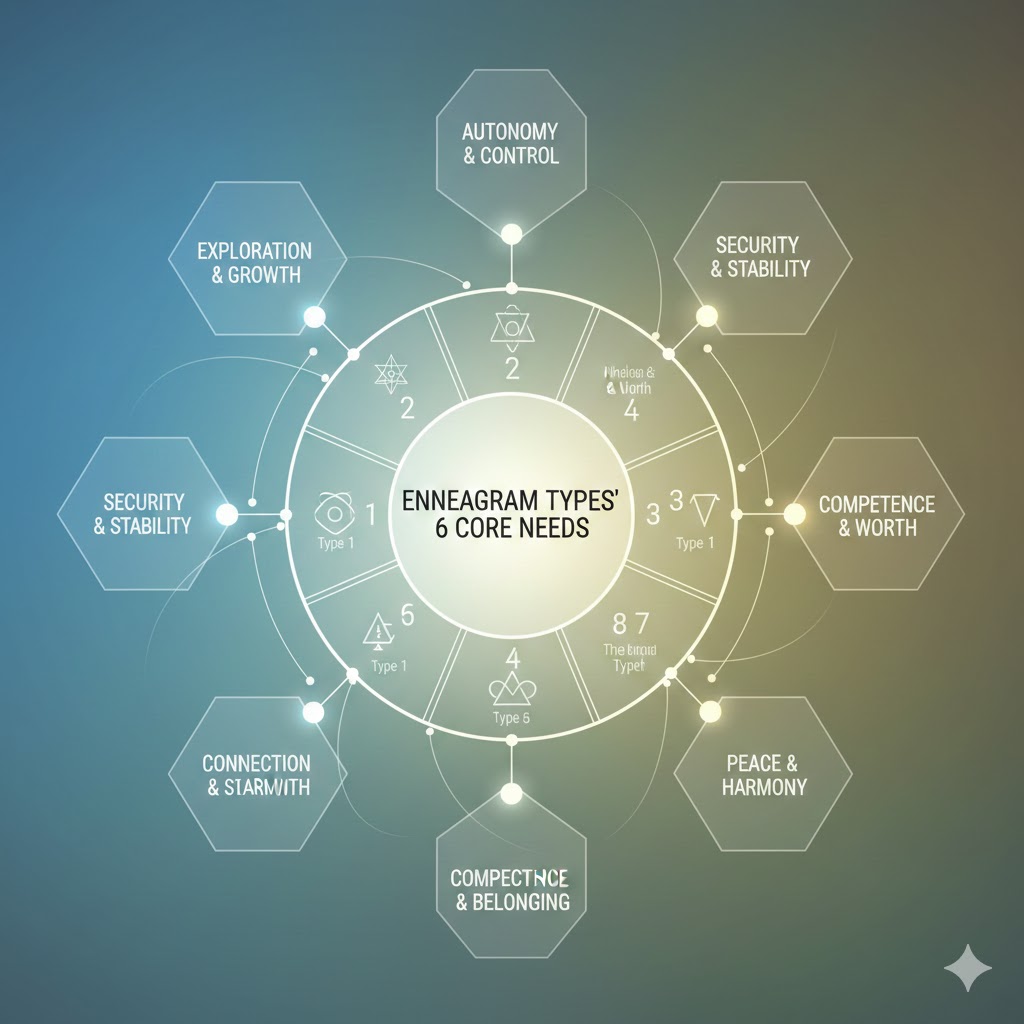 Enneagram Tiplerinin 6 Alandaki Temel İhtiyaçları ve Karşılama Önerileri